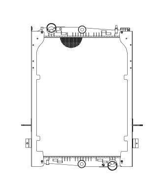 HD Truck Radiator for Daf 65CF/85CF/ 92-98 OEM: 1281400, 61440