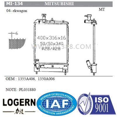 Mechanical Car Radiator for Mitsubishi Ekwagon&prime;04- Mt