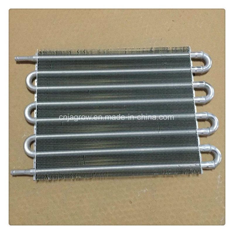 8 Row Silver Hayden Transmission Oil Cooler Kit Silver Color
