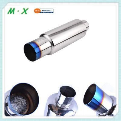 Titanium Customized Exhaust Muffler Tips Silencer Exhaust Muffler Pipes with Pipe
