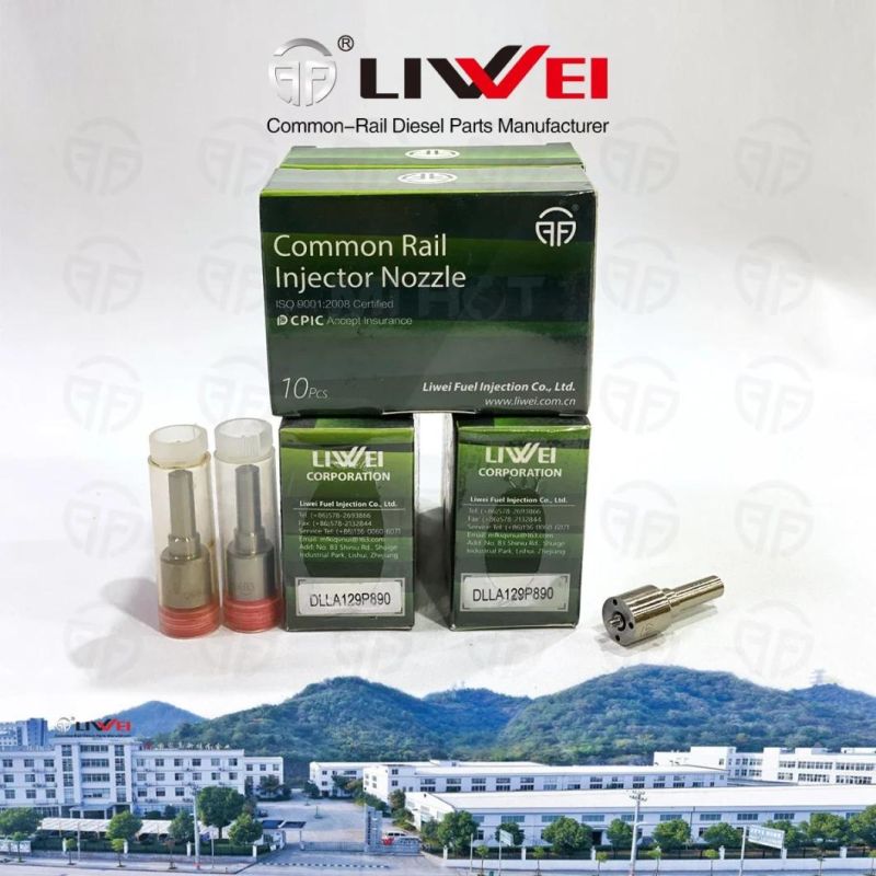 Liwei Brand Common Rail Diesel Nozzle Dlla129p890 for Injector095000-6470re546777/Re528408re529151/Se501948 for John Deer