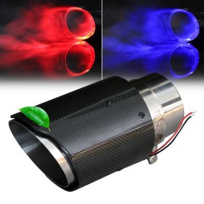 Auto Parts Red Blue LED Light Exhaust Muffler Tail Pipe