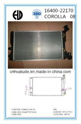 Aluminum Brazed Auto Radiator for Toyota Corolla Oe: 16400-22170