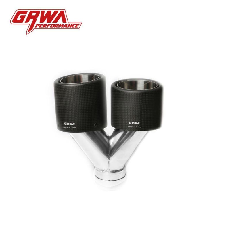 China Hot Sale Carbon Fiber Dual Exhaust Tip in Stock