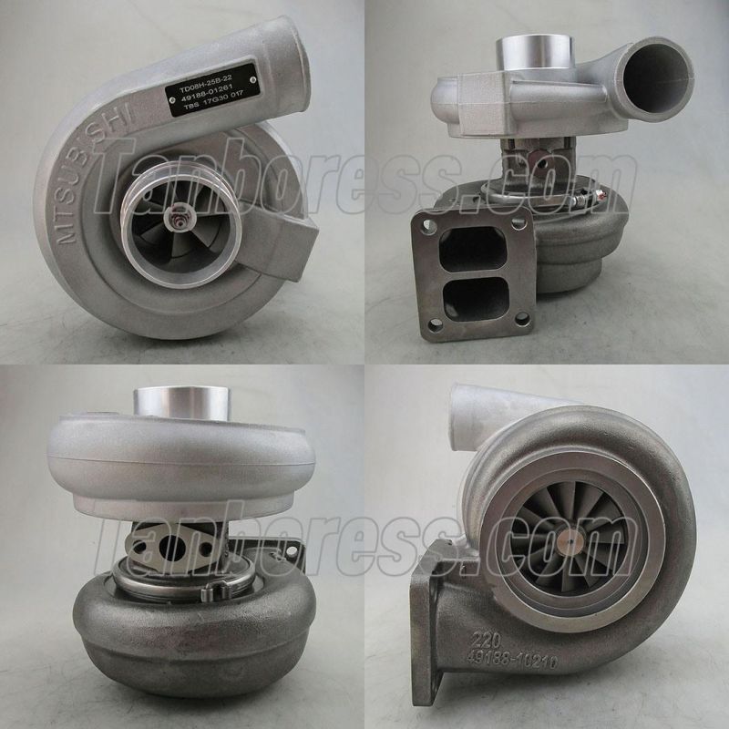 Sumitomo Mitsubishi TD08H TD08H-22B/28 TD08H-25B-22.0 6D22T 6D22T3  49188-01261 ME053939 turbocharger