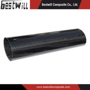 Good Performance Carbon Fiber Products for Round Exhaust Muffler