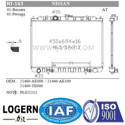 Car Radiator for Nissan Bassara/Presaga/X-Trail&prime;01- at