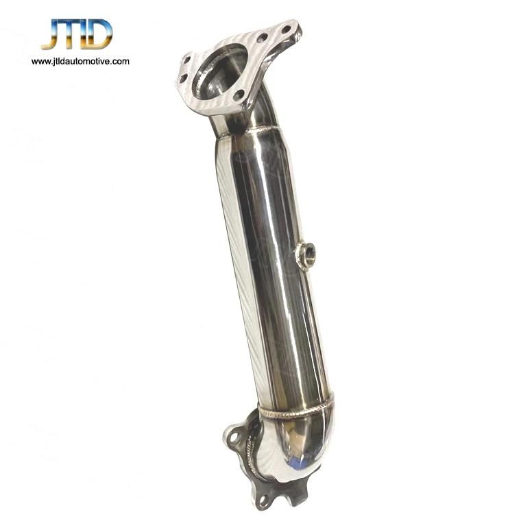 304 Stainless Steel Exhaust Pipe Catless Exhaust Downpipe for Honda Civic 10generation