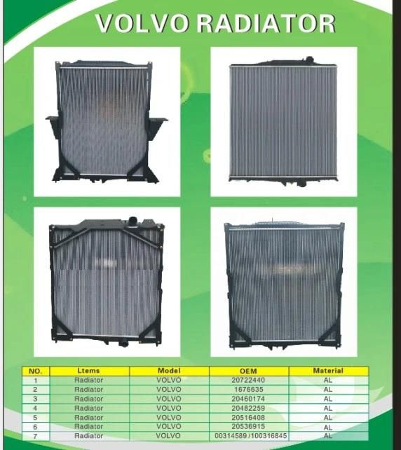 Wheel Loader Fonton Lovol Aluminium Excavtor Radiator