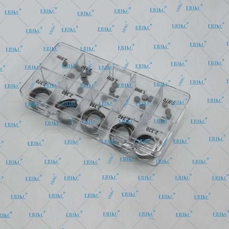 50PCS 320d Common Rail Fuel Diesel Injector Assembly Solenoid Valve Assy Adjusting Washers Shims Gap Gasket Set