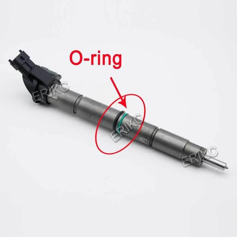 Erikc Genuine Diesel Engine Injector Rubber O Seal Ring Fuel Injection Sealing O-Ring for Bosch Piezo Injector E1023504 2 PC/Set