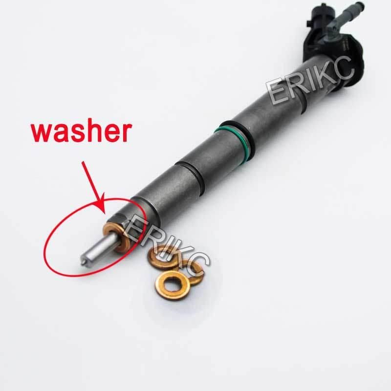 Erikc Common Rail Piezo Injector Nozzle Copper Washer Gasket E1023501 Fuel Injector Copper Washer Shims Thickness 1.5 mm 5 PCS / Bag
