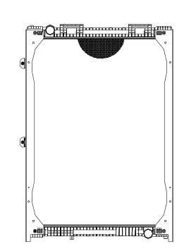 High Quality Competitive Price Truck Radiator for Man F2000 94~ OEM: 81061016407, 62870A