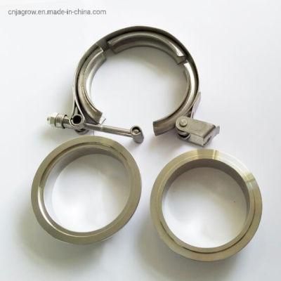 V Band Clamps V Type Turbocharger Clamps for Car Exhaust Pipes