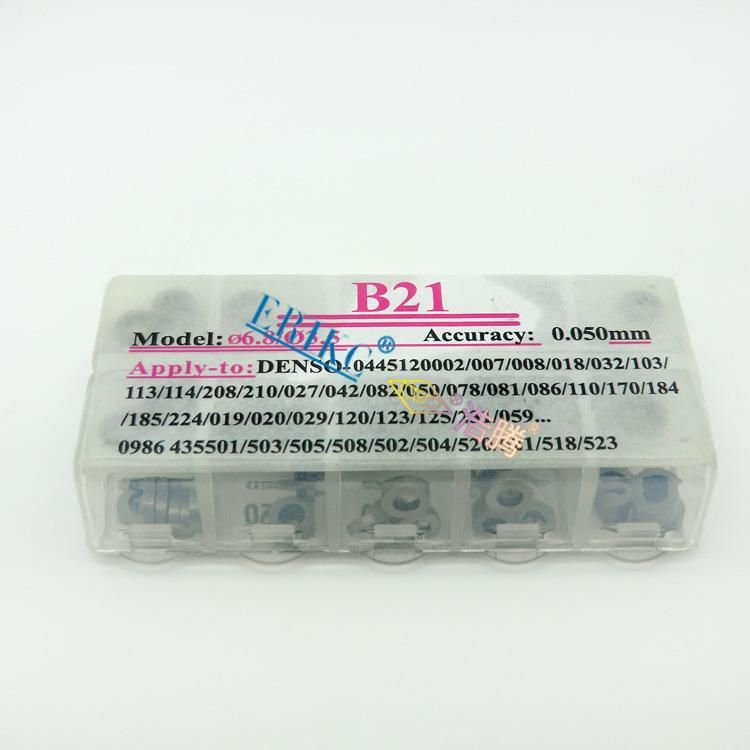 Erikc B21 Denso Fuel Diesel Injector Nozzle Washer and Injector Adjusting Gaskets, Valve Shim Washer Size 1.20mm-1.77mm