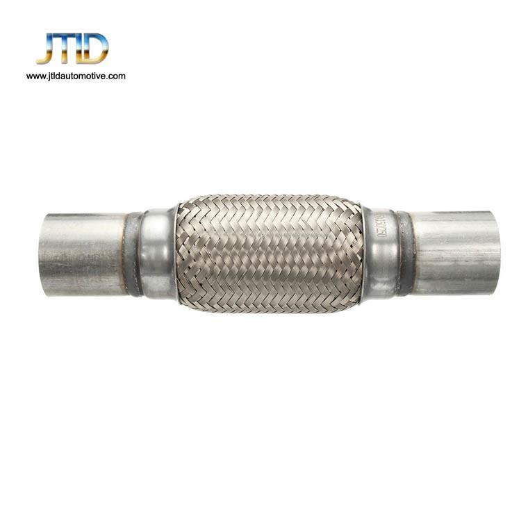 Heavy Duty Stainless Steel Elbow Connector Flex Pipe Universal Exhaust Flexpipe with Nipple