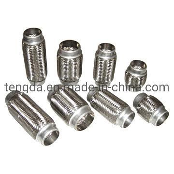 Flexible Tail Muffler Stainless Flanx Truck Chrome Exhaust Pipe