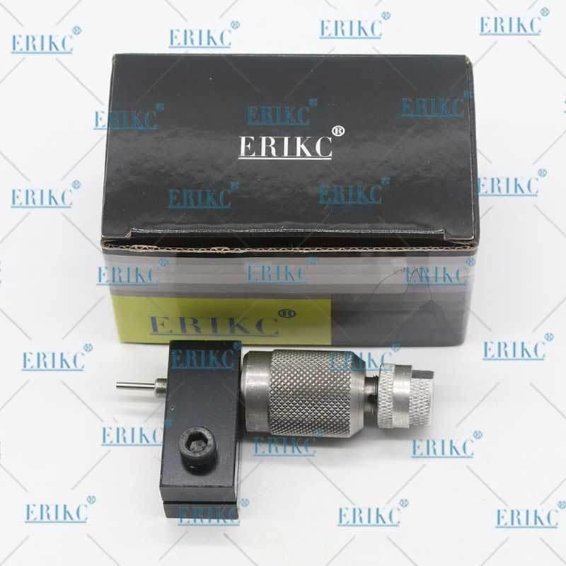 Erikc CRI Common Rail Fuel Injector Solenoid Valve Adjusting Shims Gap Armature Lift Measuring Tool E1024112 for Bosh 110 Series Injector