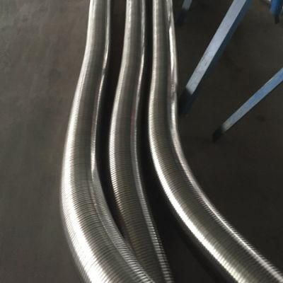 Factory Supply Customized Strip Wounded Hose Interlocking Hose Twisted Flex Interlock Hose Exhaust Pipe
