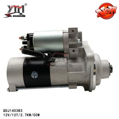 Ytm Starter Motor Qdj1403b3 - 12V/12t/2.7kw Cw