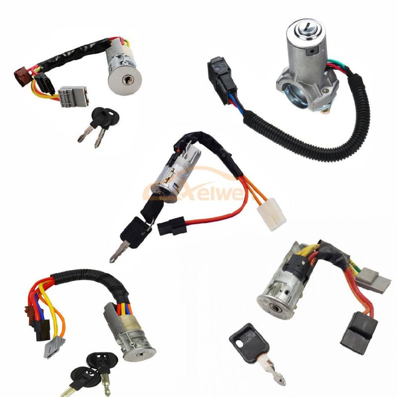Aelwen Professional Sale Ignition Switch Ignition Starter Switch with Key Fit for FIAT Citroen Iveco Peugeot Renault Toyota Ford VW