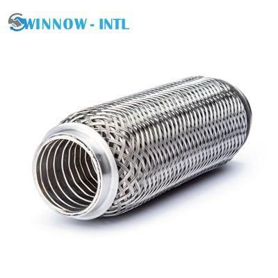 304 Stainless Steel Exhaust Flexible Pipe Hose with Interlock Liner