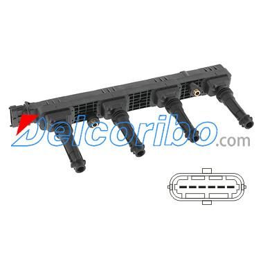 Ignition Coil 6235037 9198834 90424480 for Opel Astra