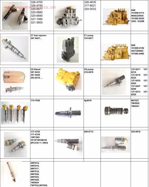 Diesel Engine Caterpillar Cat Fuel Injection Pump Element Plunger 7W5929 7W0561 7W5928 7W0182 7W7032