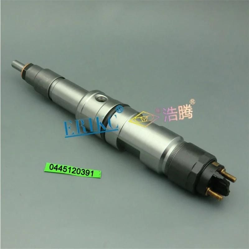 Erikc 0 445 120 391 Bosch Crdi Injector Assy 0445120391 (00986AD1005) Bosch Diesel Fuel Injector 0445 120 391 (612630090001) Common Rail Injector for Foton
