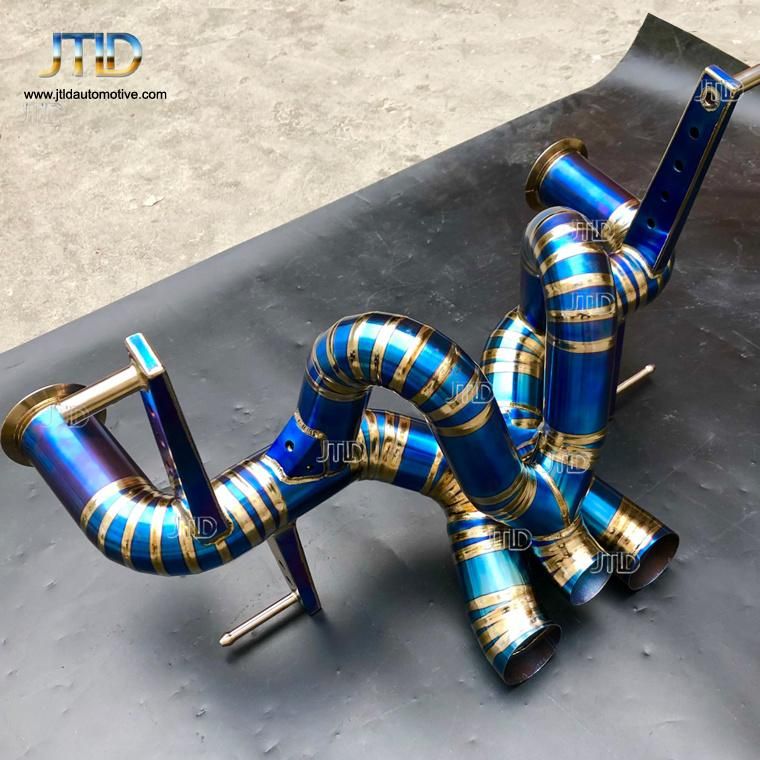 High Performance Titanium Race Traight Pipe Design Exhaust for Lamborghini Aventador S Lp740
