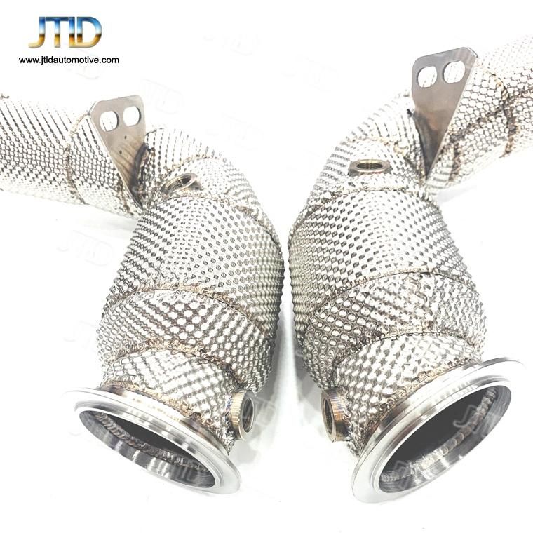 Catless Exhaust Downpipe with Heat Shield for BMW M5 F10