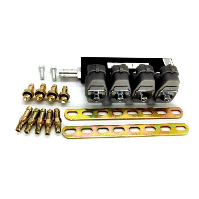 Llano Grey Lig1s Injector Rail for Multi-Cylinder Engine