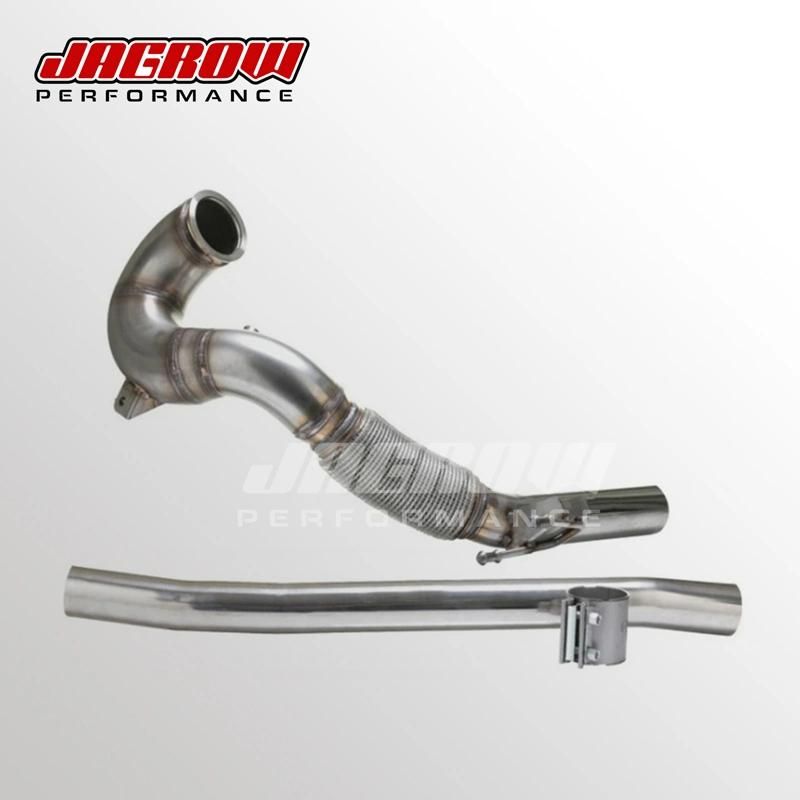 Race 3′′ Stainless Downpipe with 200cc Cat for VW A3 S3 8V Tt Golf Mk7 R 2.0t 2014+