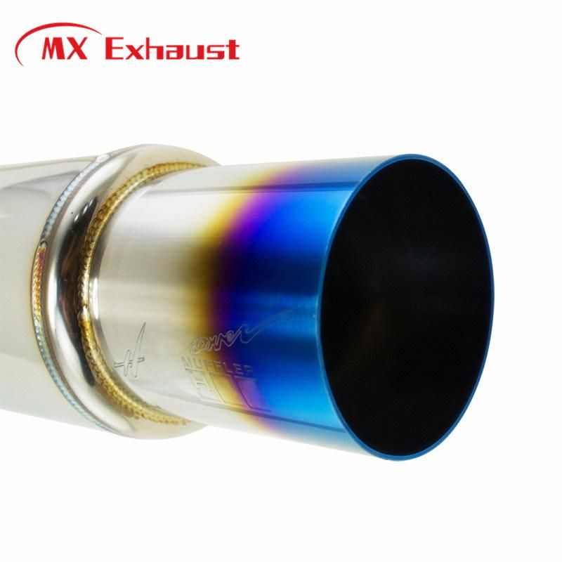 Hot Sales High Quality Stainless Steel 2.5 Inch Inlet 3 Inch Outlet Exhaust Muffler Car Exhaust Tips