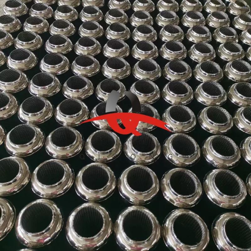 [Qisong] Auto Parts Stainless Steel Car Universal Glasspack Resonator Tornado Muffler Spiral Muffler