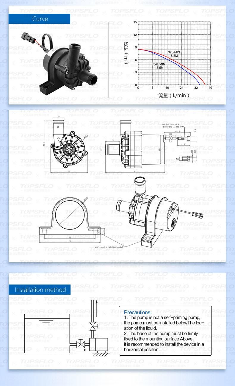 PWM /Diagnosis and Protection Functions Vehicle Inverter Cooling System Pump