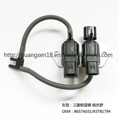 New 8657A031 Freewheel Clutch Control Solenoid Valve for Mitsubishi Pajero Montero Shogun K5t47776 Solenoid Valve