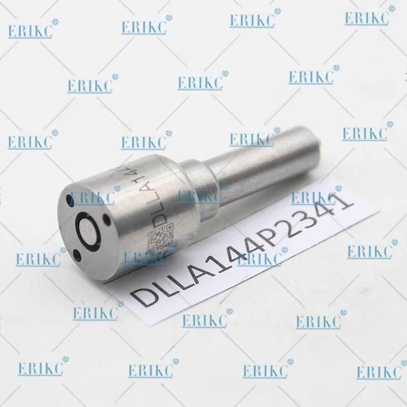 Erikc Diesel Fuel Injector Nozzle Dlla 144p2341 0433172341 Black Coated Needle Nozzle Dlla144p2341 Dlla 144 P 2341 for 0445110519