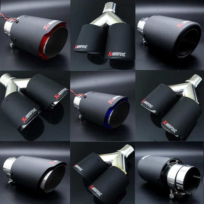 Best Selling SS304 Stainless Steel LED Lights Effect Exhaust Tips