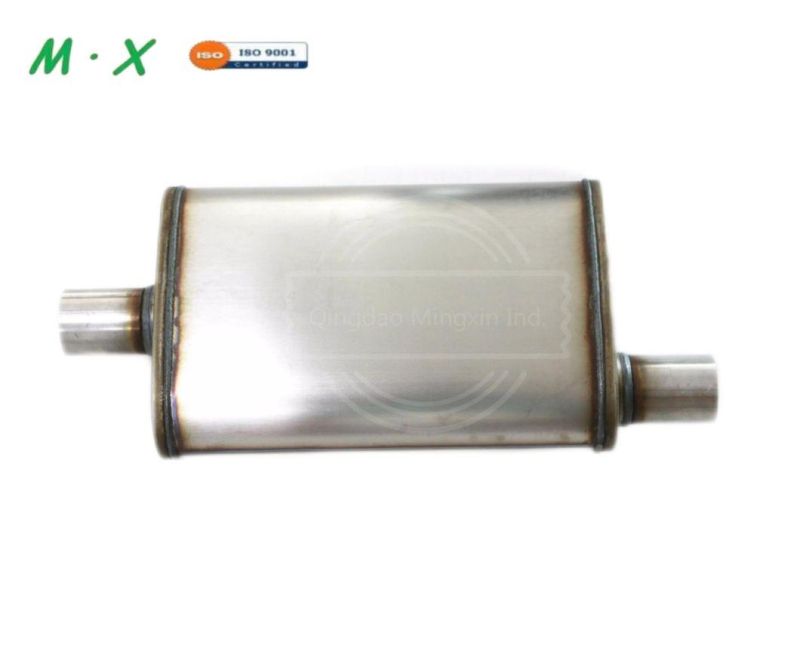 Ss409 High Quality Universal Exhaust Muffler Highflow Muffler Sports Exhaust