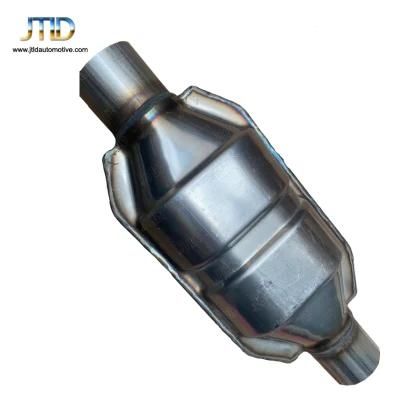 Universal Stainless Steel 2&quot; Inch Inlet/Outlet Honeycomb Ceramic Catalyst Catalytic Converters Catalytic
