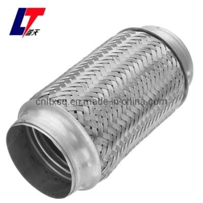 Silverado Exhaust Flex Flexible Pipe Stainless Steel Double Braid 3&quot;X10&quot;