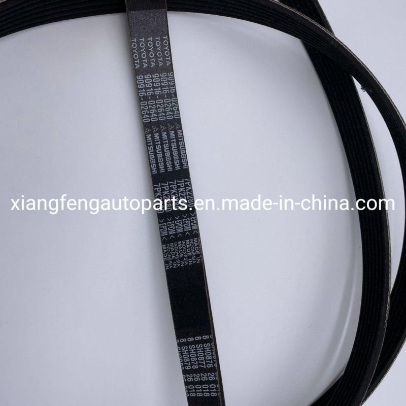 Fan Belt for Car Rubber Fan Belt for Toyota 90916-02640 7pk2280