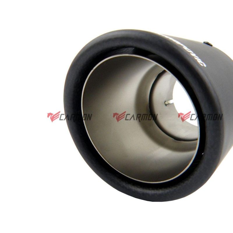 Clamp-on Car Univesal Matte Carbon Fiber Ak Exhaust Tips with Sand Blasting Inner Pipe