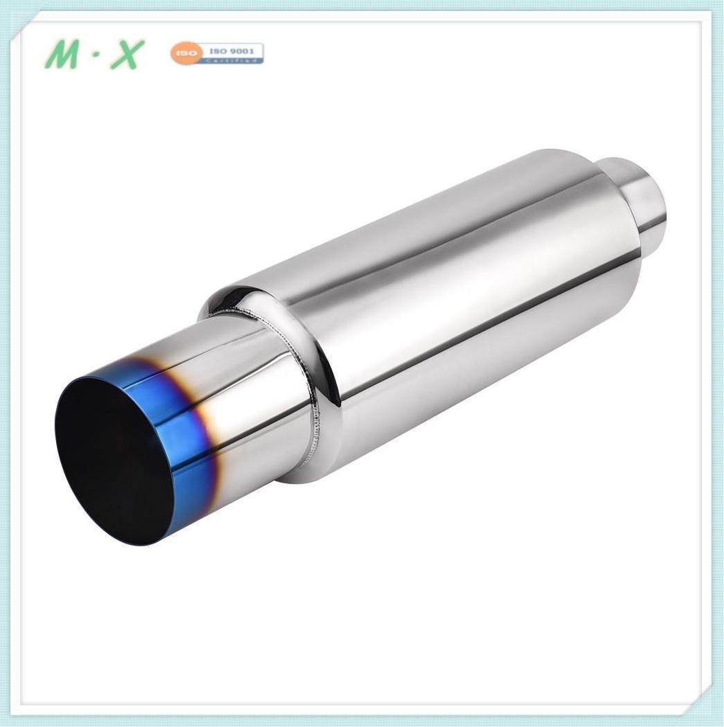 Titanium Customized Exhaust Muffler Tips Silencer Exhaust Muffler Pipes with Pipe