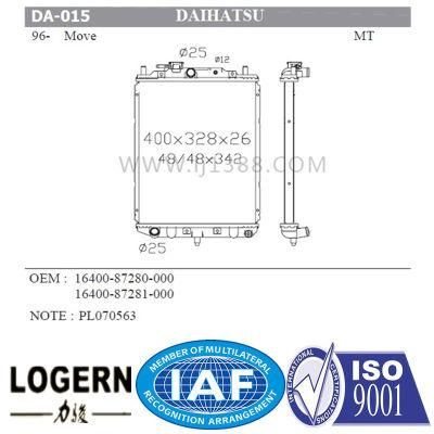 Car Auto Brazed Aluminum Radiator for Daihatsu Move&prime;96- Mt
