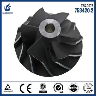 GT1544V Turbo Compressor Wheel 753420 753420-0002 740821 740821-1