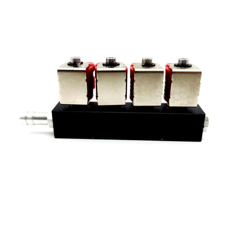 Llano Red LPG CNG Rail Injector Ln-Lvtk04 for Easy Installation 4 Cylinder Automobiles Gpl Gnv Injector
