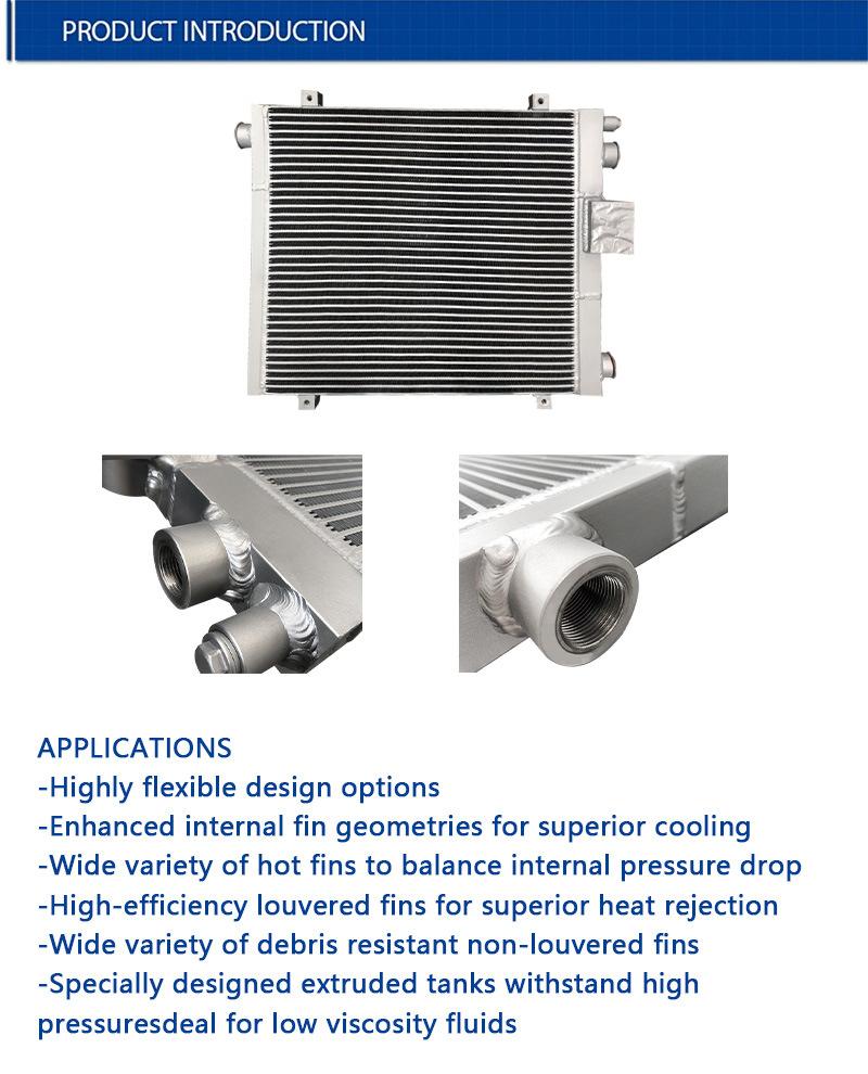 OEM Aluminum Oil Cooler Radiator Oil Radiator Cooler and Radiator for Excavator