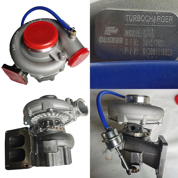 Sinotruk HOWO Truck Engine Parts Turbos Shacman F3000 Spare Parts Turbocharger 612601110925